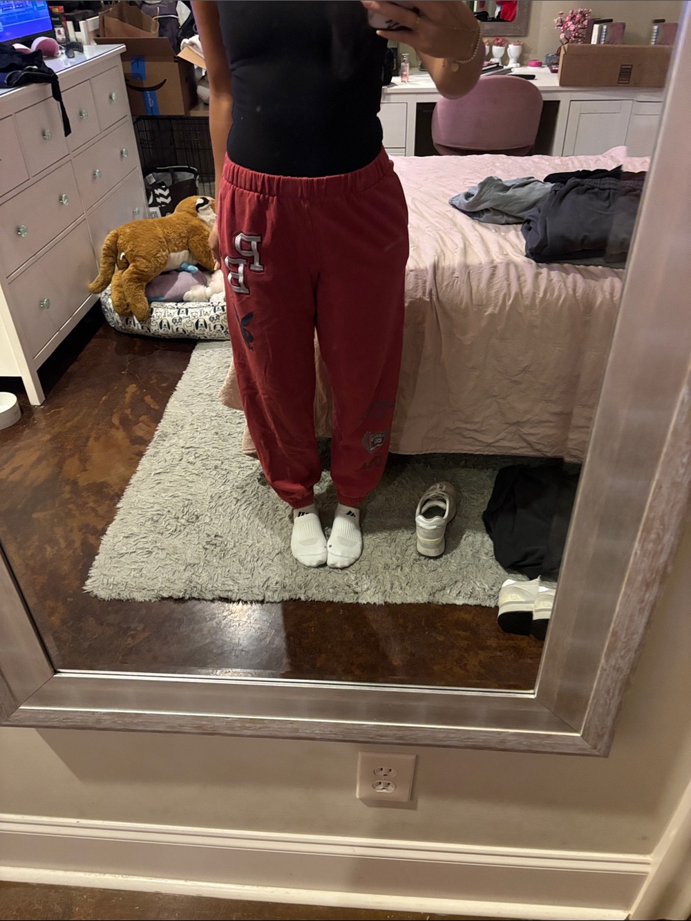 PacSun red Graphic Joggers